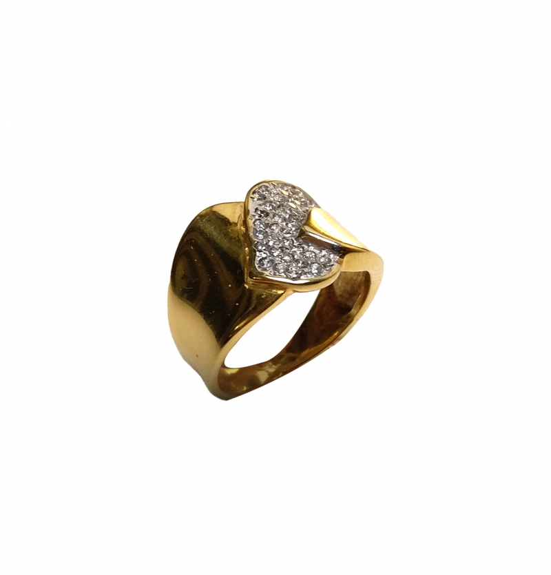 انگشتر جواهر طرح موج کد 101