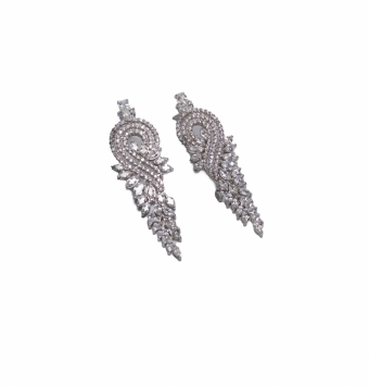 گوشواره مارکیز مدل شقایق کد 115