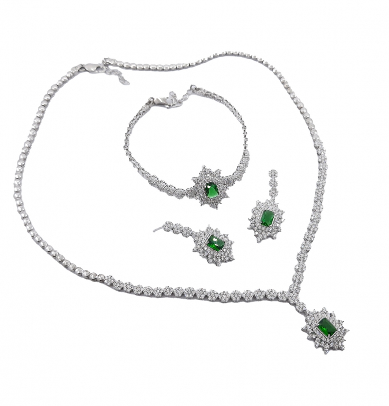 سرویس نقره زنانه طرح فلاور