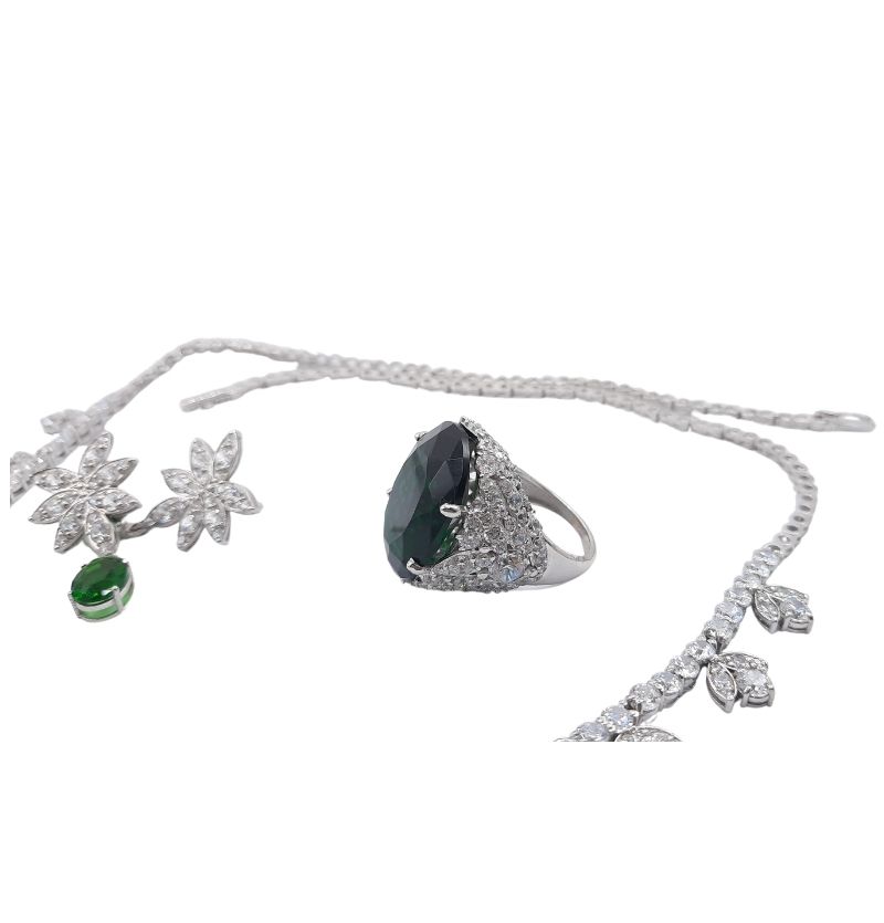 سرویس طلا مدل طرح جواهر