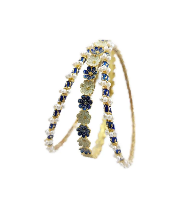 النگو گل برگ مینا کاری