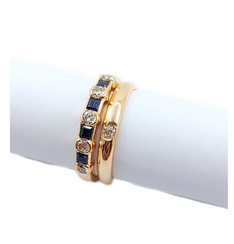 حلقه و پشت حلقه جواهر