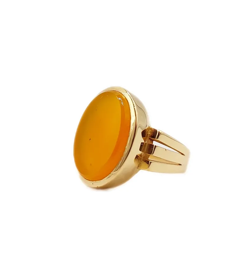 انگشتر طلا زرد شرف شمس