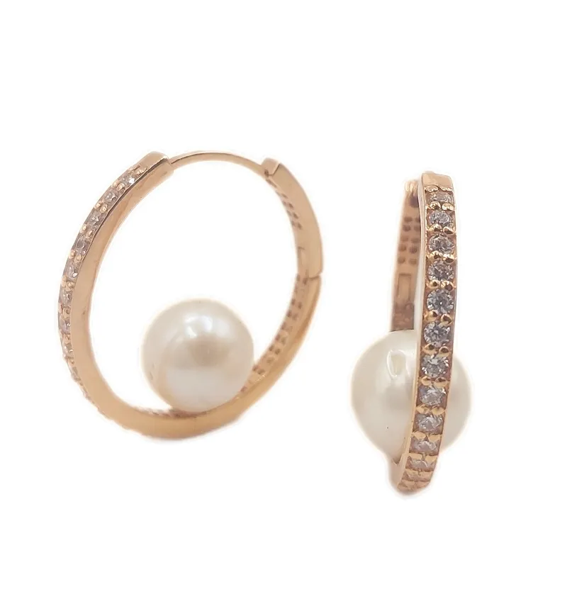 گوشواره کلیپس طلا زرد