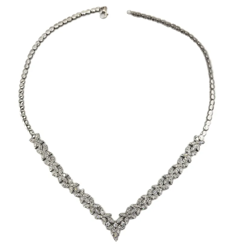 سرویس جواهر طلا سفید