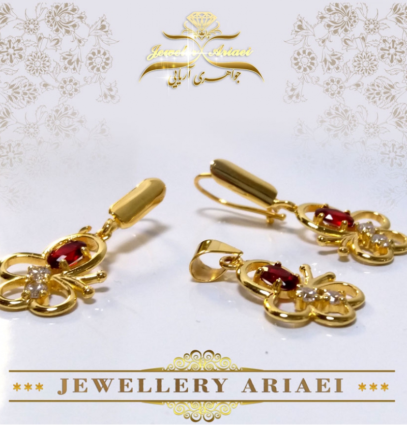 نیم ست دخترانه مدل پروانه