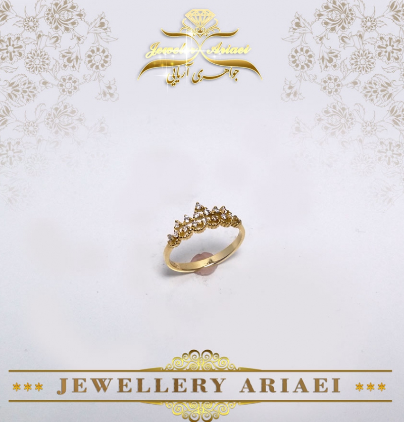 انگشتر مدل تاج کد 129