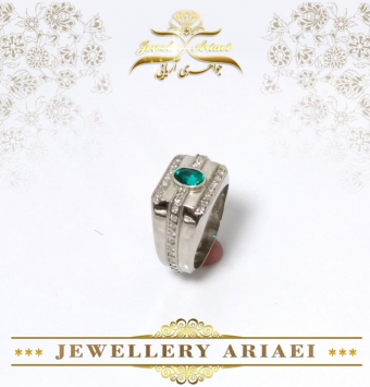 انگشتر مردانه زمرد