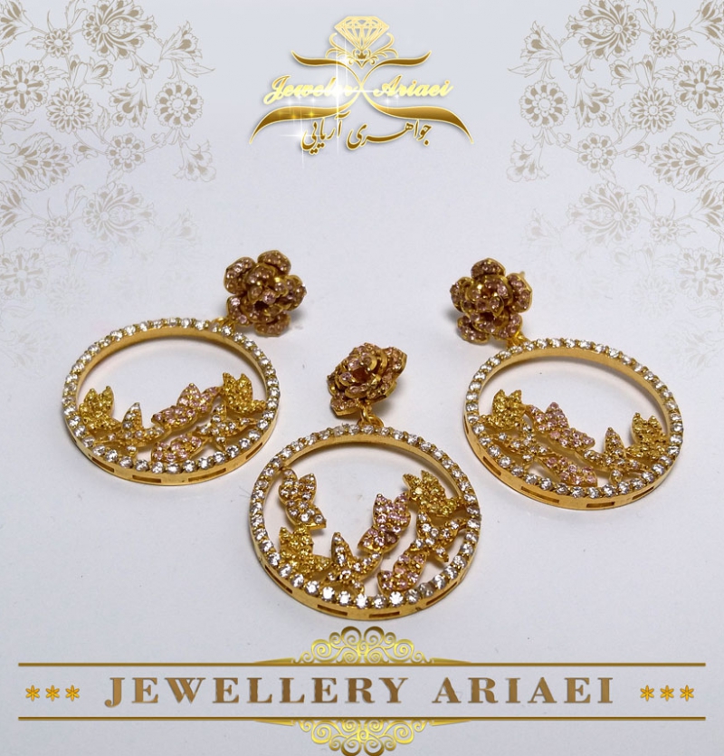 نیمست طلا پروانه کد 157