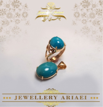 نیم ست فیروزه نیشابوری