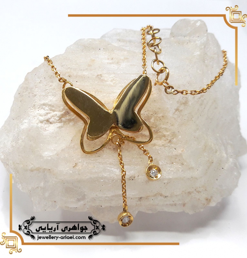 مدال پروانه طلای زرد 236