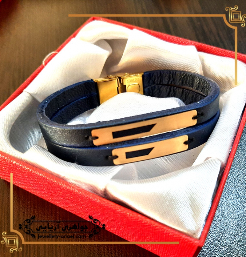 دستبند طلا مردانه کد 262