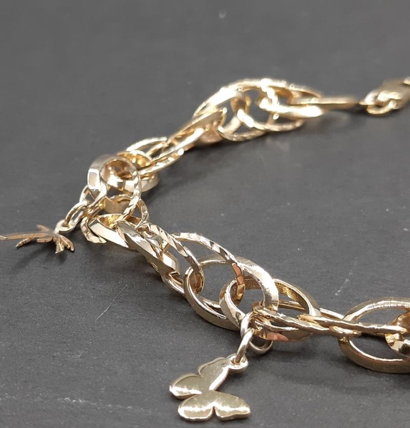 دستبند تراش نقره مدل آدمیرا