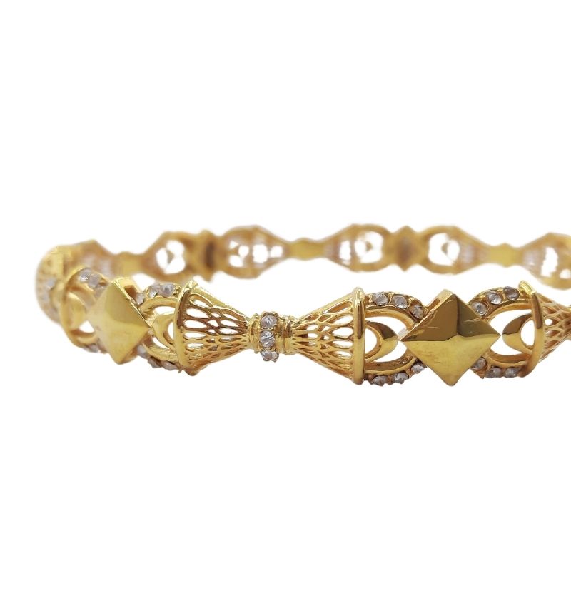 النگو اماراتی نقره طرح طلا