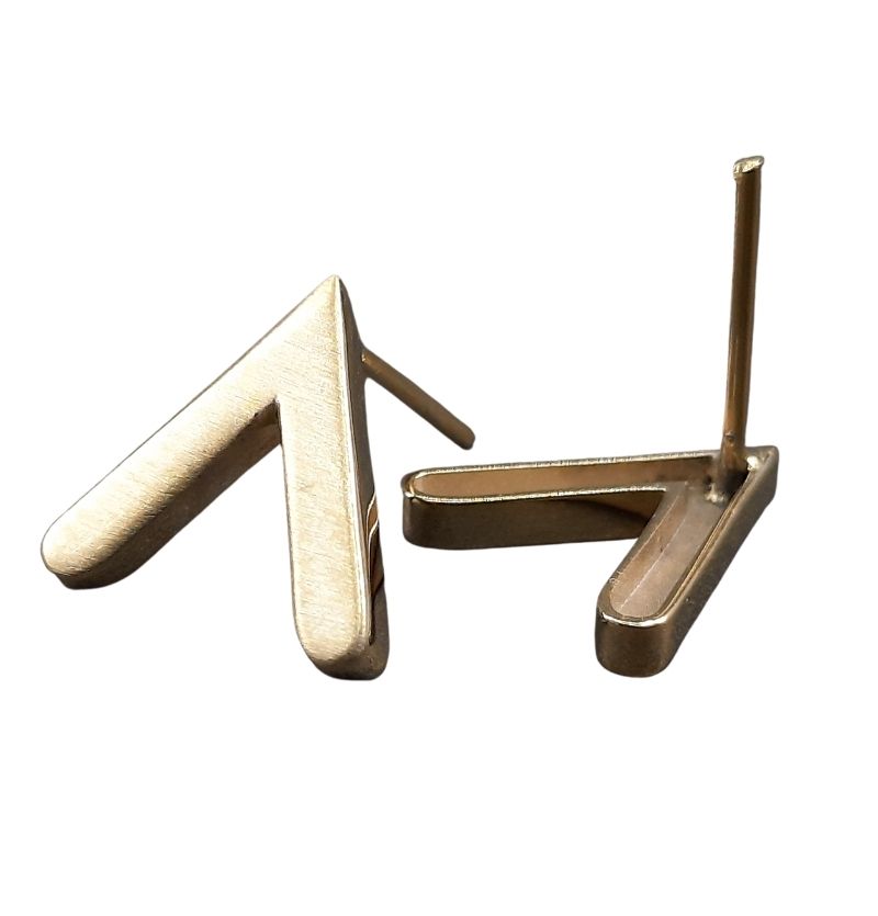 نیم ست طلای زرد مدل v