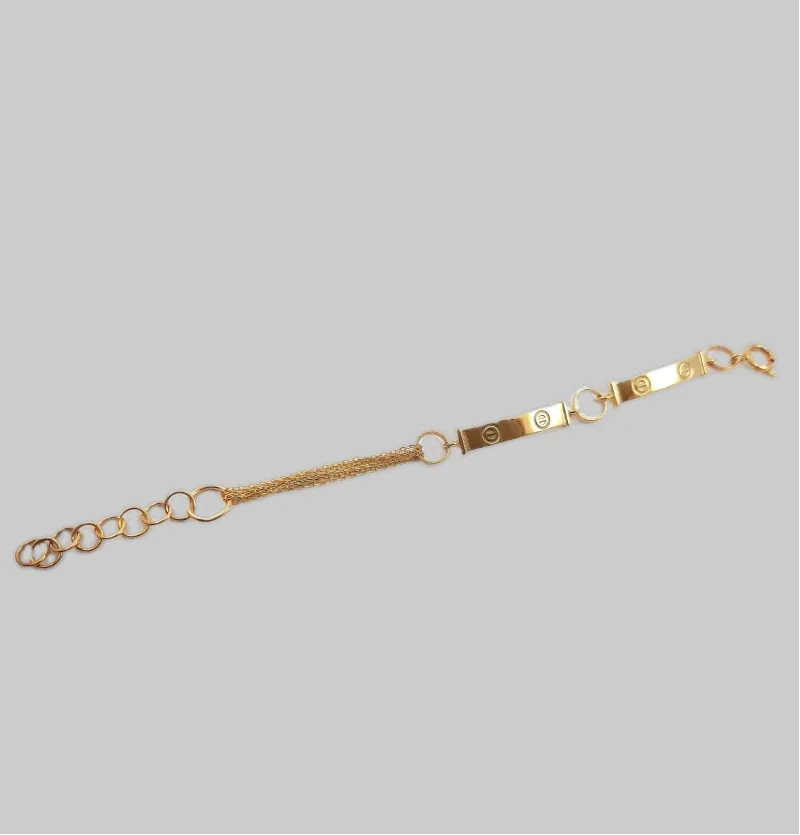 دستبند طلا کارتیر