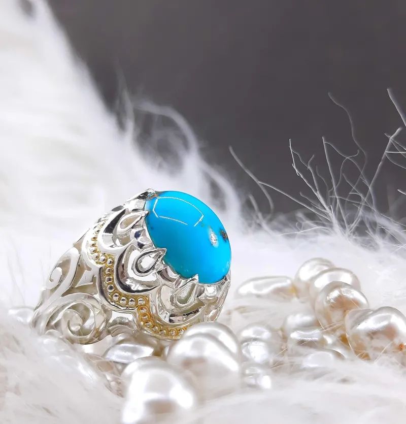 انگشتر مردانه نقره