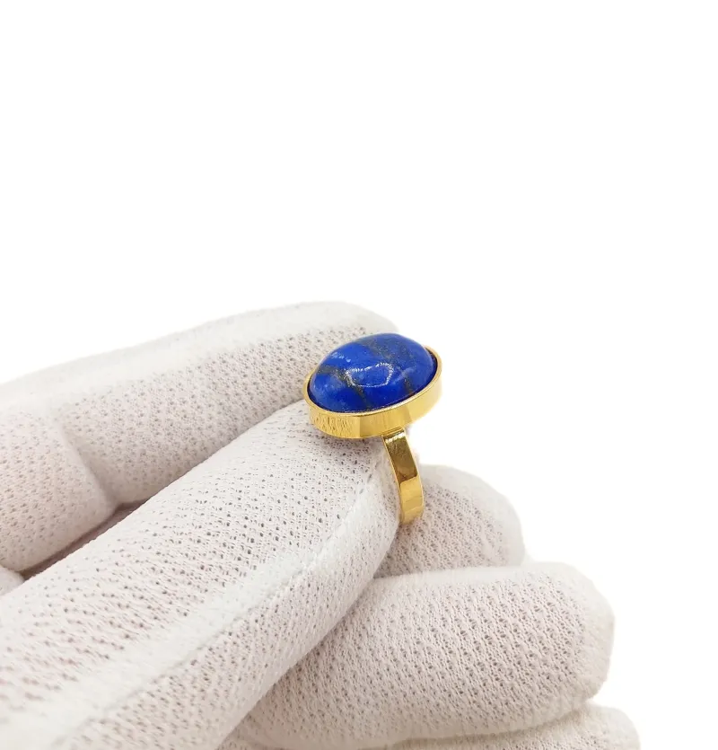 انگشتر نگین لاجورد