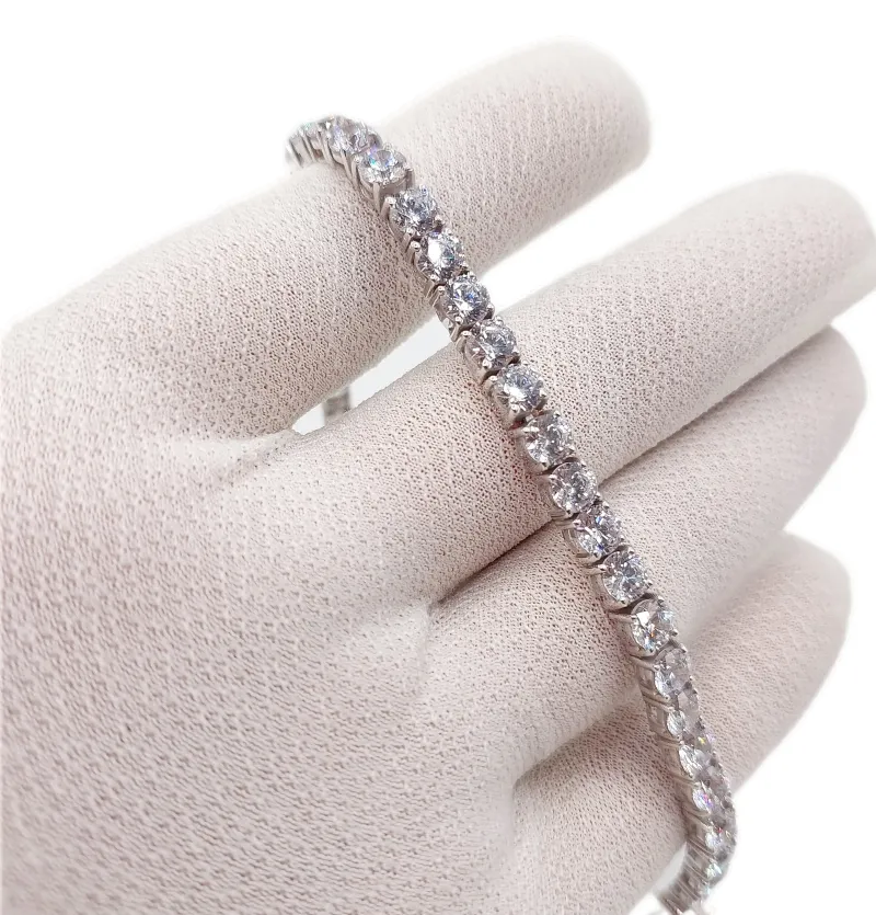 دستبند طلا سفید