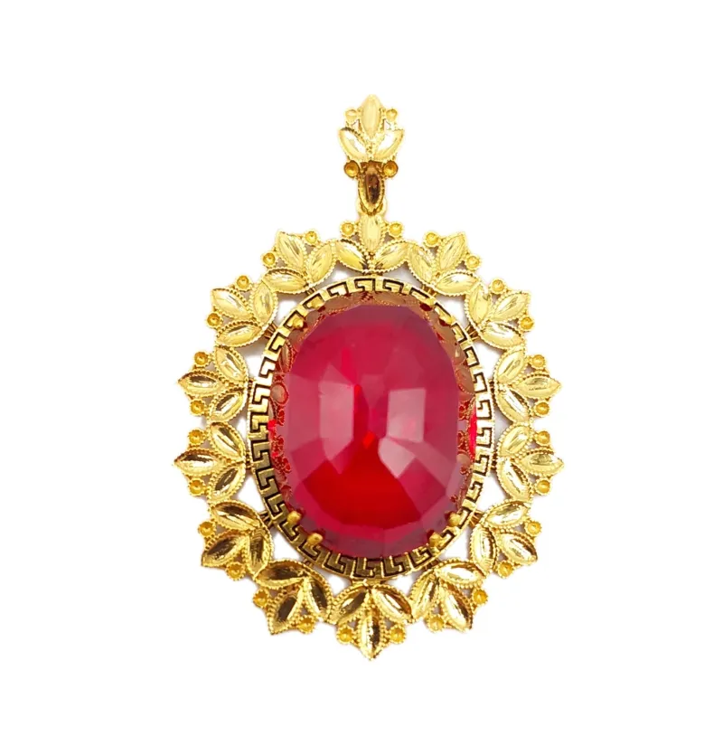 مدال طلا زرد