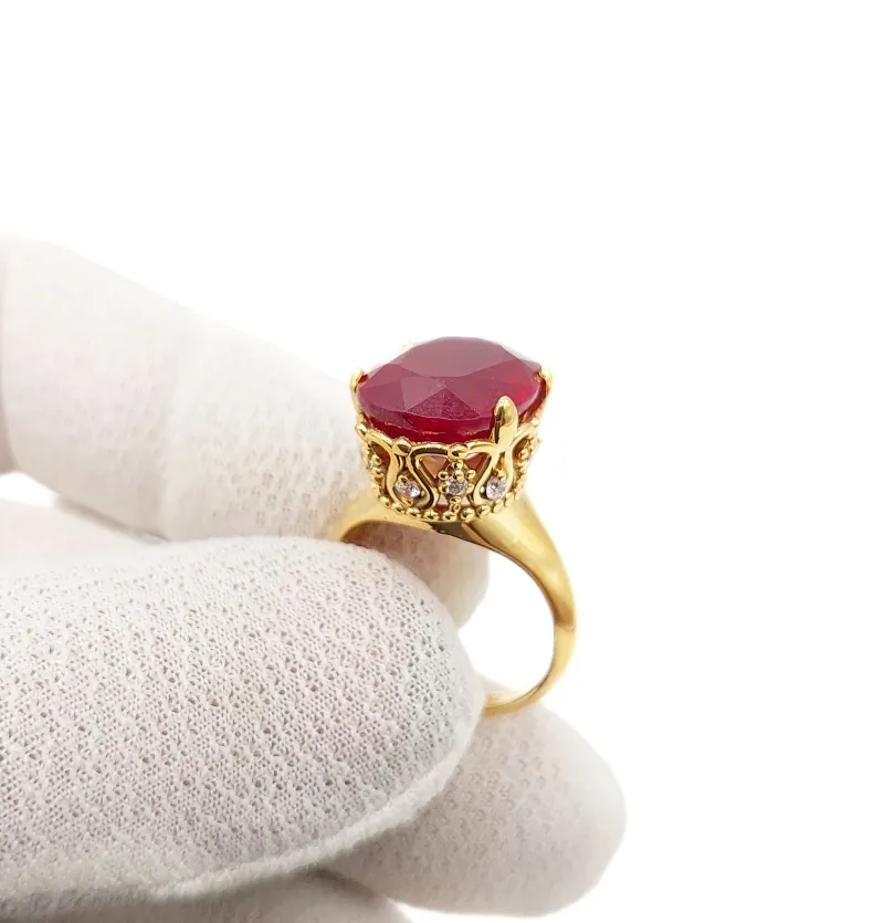 انگشتر طلا زرد