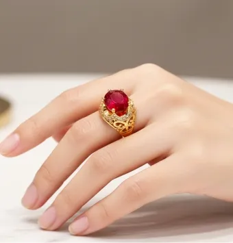 انگشتر یاقوت قرمز