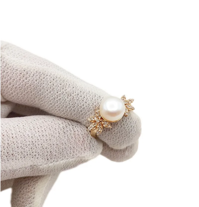 انگشتر مروارید برلیان