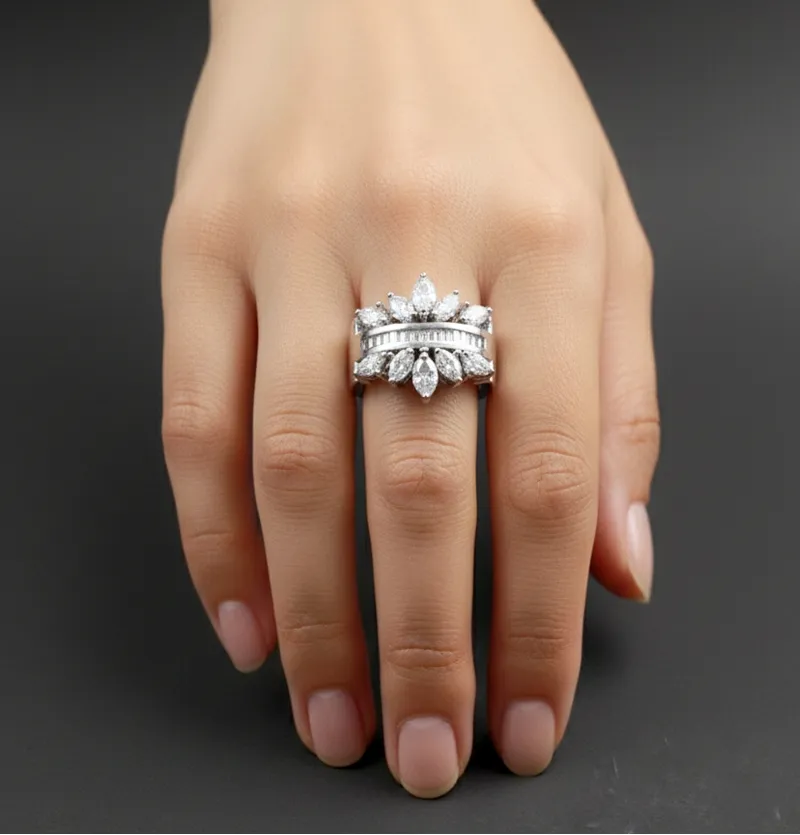 انگشتر مارکیز برلیان