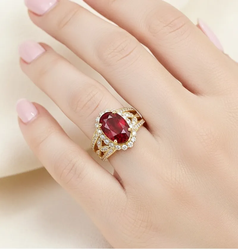 انگشتر یاقوت قرمز
