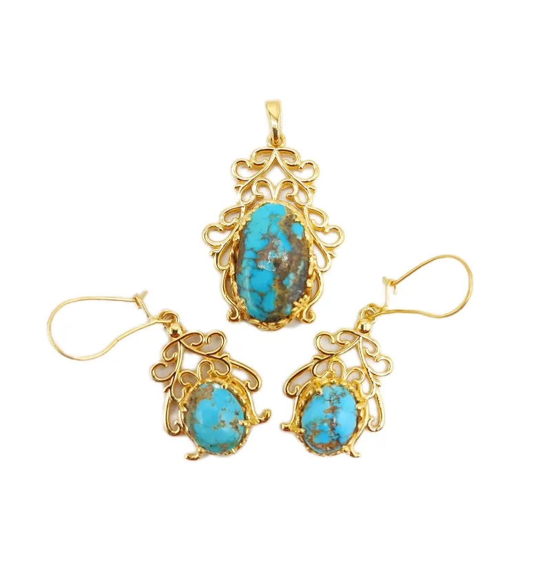 نیم ست فیروزه نیشابوری