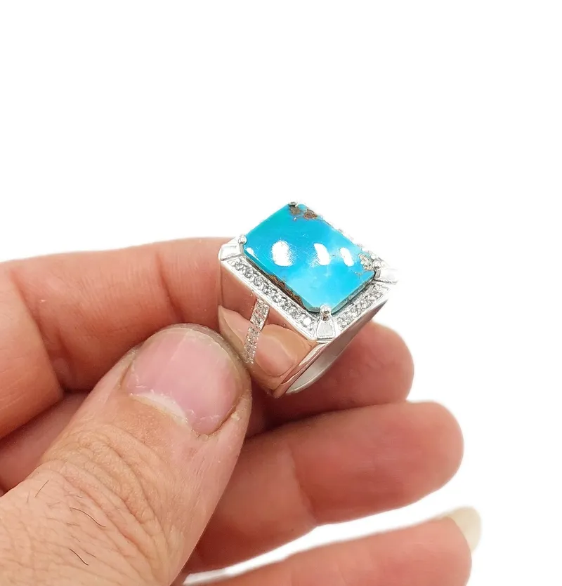 انگشتر مردانه نقره